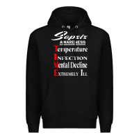 Black Sepsis Awareness  Know Sepsis Signs  Sepsis Surviv Premium Hoodie - InspiraDesign