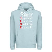 Blue Mist Sepsis Awareness  Know Sepsis Signs  Sepsis Surviv Premium Hoodie - InspiraDesign