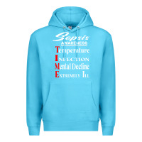 Ocean Blue Sepsis Awareness  Know Sepsis Signs  Sepsis Surviv Premium Hoodie - InspiraDesign
