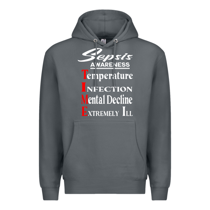 Sepsis Awareness  Know Sepsis Signs  Sepsis Surviv Premium Hoodie by InspiraDesign | Teevron