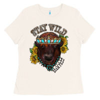 Turquoise Bison Ladies Tee | Teevron