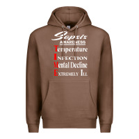 Chestnut Sepsis Awareness  Know Sepsis Signs  Sepsis Surviv Premium Hoodie - InspiraDesign