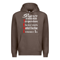 Coffee Sepsis Awareness  Know Sepsis Signs  Sepsis Surviv Premium Hoodie - InspiraDesign