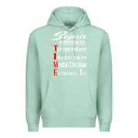 Seafoam Sepsis Awareness  Know Sepsis Signs  Sepsis Surviv Premium Hoodie - InspiraDesign