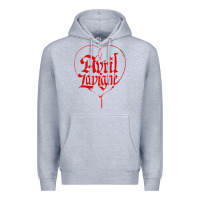 Heather Grey avril lavigne Premium Hoodie - InspiraDesign