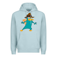 Blue Mist Perry The Platypus Premium Hoodie - InspiraDesign