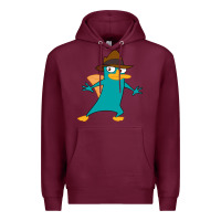Burgundy Perry The Platypus Premium Hoodie - InspiraDesign