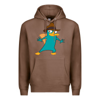 Chestnut Perry The Platypus Premium Hoodie - InspiraDesign