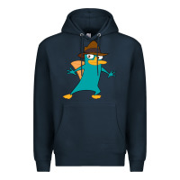 Navy Perry The Platypus Premium Hoodie - InspiraDesign