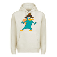 Oatmeal Heather Perry The Platypus Premium Hoodie - InspiraDesign