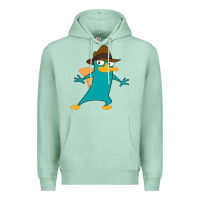 Seafoam Perry The Platypus Premium Hoodie - InspiraDesign