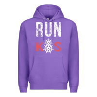 Purple RUN k8s Premium Hoodie - InspiraDesign