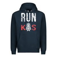 Navy RUN k8s Premium Hoodie - InspiraDesign