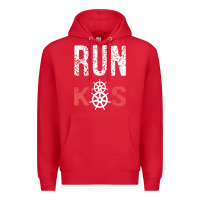 Red RUN k8s Premium Hoodie - InspiraDesign
