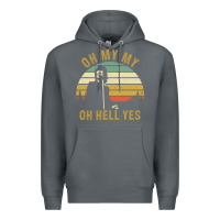 Rock oh my my oh hell yes petty funny music fans gifts Premium Hoodie - InspiraDesign