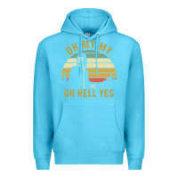 Ocean Blue oh my my oh hell yes petty funny music fans gifts Premium Hoodie - InspiraDesign