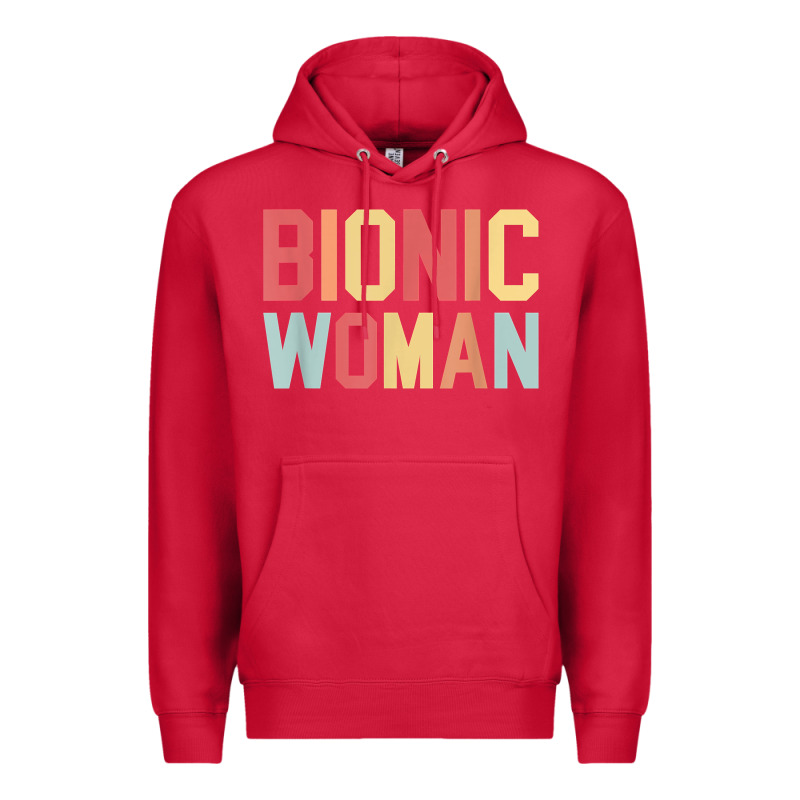 Bionic Woman Injury Accident Broken Hip Leg Arm Surgery T Shirt Premium Hoodie by InspiraDesign | Teevron
