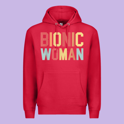 Bionic Woman Injury Accident Broken Hip Leg Arm Surgery T Shirt Premium Hoodie Designed By Inspiradesign