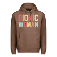 Chestnut bionic woman injury accident broken hip leg arm surgery t shirt Premium Hoodie - InspiraDesign