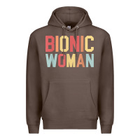 Coffee bionic woman injury accident broken hip leg arm surgery t shirt Premium Hoodie - InspiraDesign