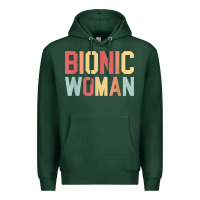 Sports Green bionic woman injury accident broken hip leg arm surgery t shirt Premium Hoodie - InspiraDesign