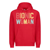 Red bionic woman injury accident broken hip leg arm surgery t shirt Premium Hoodie - InspiraDesign