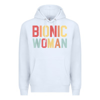 White bionic woman injury accident broken hip leg arm surgery t shirt Premium Hoodie - InspiraDesign