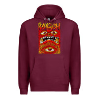Burgundy Kite fly Premium Hoodie - InspiraDesign