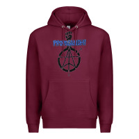 Burgundy propagandhi Premium Hoodie - InspiraDesign