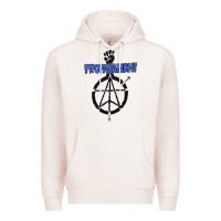 Pale Pink propagandhi Premium Hoodie - InspiraDesign