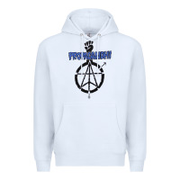 White propagandhi Premium Hoodie - InspiraDesign