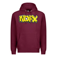 Burgundy Ṇ0FX NEW C0LLECTI0N Premium Hoodie - InspiraDesign