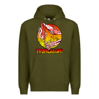 Army Green Propagandhi Merch Essential Premium Hoodie - InspiraDesign