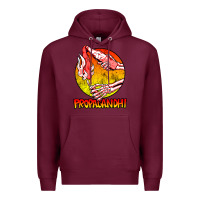 Burgundy Propagandhi Merch Essential Premium Hoodie - InspiraDesign