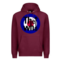 Burgundy rock and roll Premium Hoodie - InspiraDesign