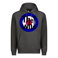 Charcoal Heather rock and roll Premium Hoodie - InspiraDesign