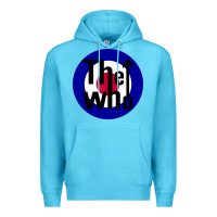 Ocean Blue rock and roll Premium Hoodie - InspiraDesign
