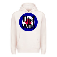 Pale Pink rock and roll Premium Hoodie - InspiraDesign