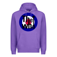 Purple rock and roll Premium Hoodie - InspiraDesign