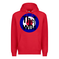 Red rock and roll Premium Hoodie - InspiraDesign