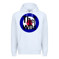 White rock and roll Premium Hoodie - InspiraDesign