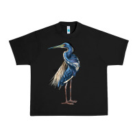 Black Louisiana Heron Urban Heavy Tee - LillyAllenDesigns