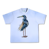 Grape Ice Louisiana Heron Urban Heavy Tee - LillyAllenDesigns