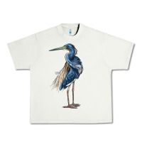 Pistachio Louisiana Heron Urban Heavy Tee - LillyAllenDesigns