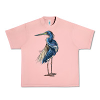 Salmon Louisiana Heron Urban Heavy Tee - LillyAllenDesigns