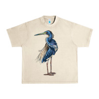 Sandshell Louisiana Heron Urban Heavy Tee - LillyAllenDesigns