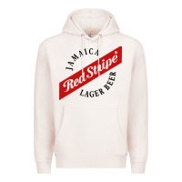 Pale Pink jamaica red stripe lager beer Premium Hoodie - InspiraDesign
