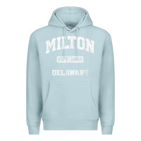 Blue Mist milton delaware de vintage state athletic style t shirt Premium Hoodie - InspiraDesign