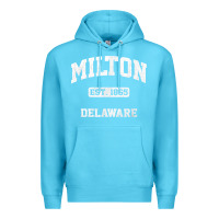 Ocean Blue milton delaware de vintage state athletic style t shirt Premium Hoodie - InspiraDesign