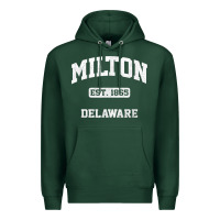 Sports Green milton delaware de vintage state athletic style t shirt Premium Hoodie - InspiraDesign